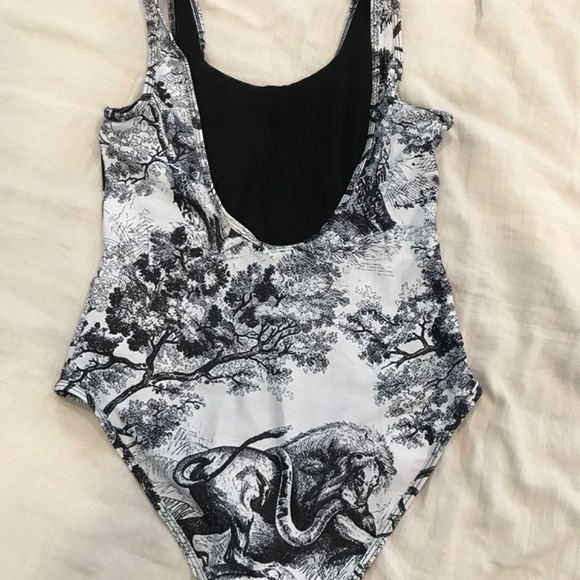 Christian Dior one piece bathing suit, pre owned - Picture 2 of 3